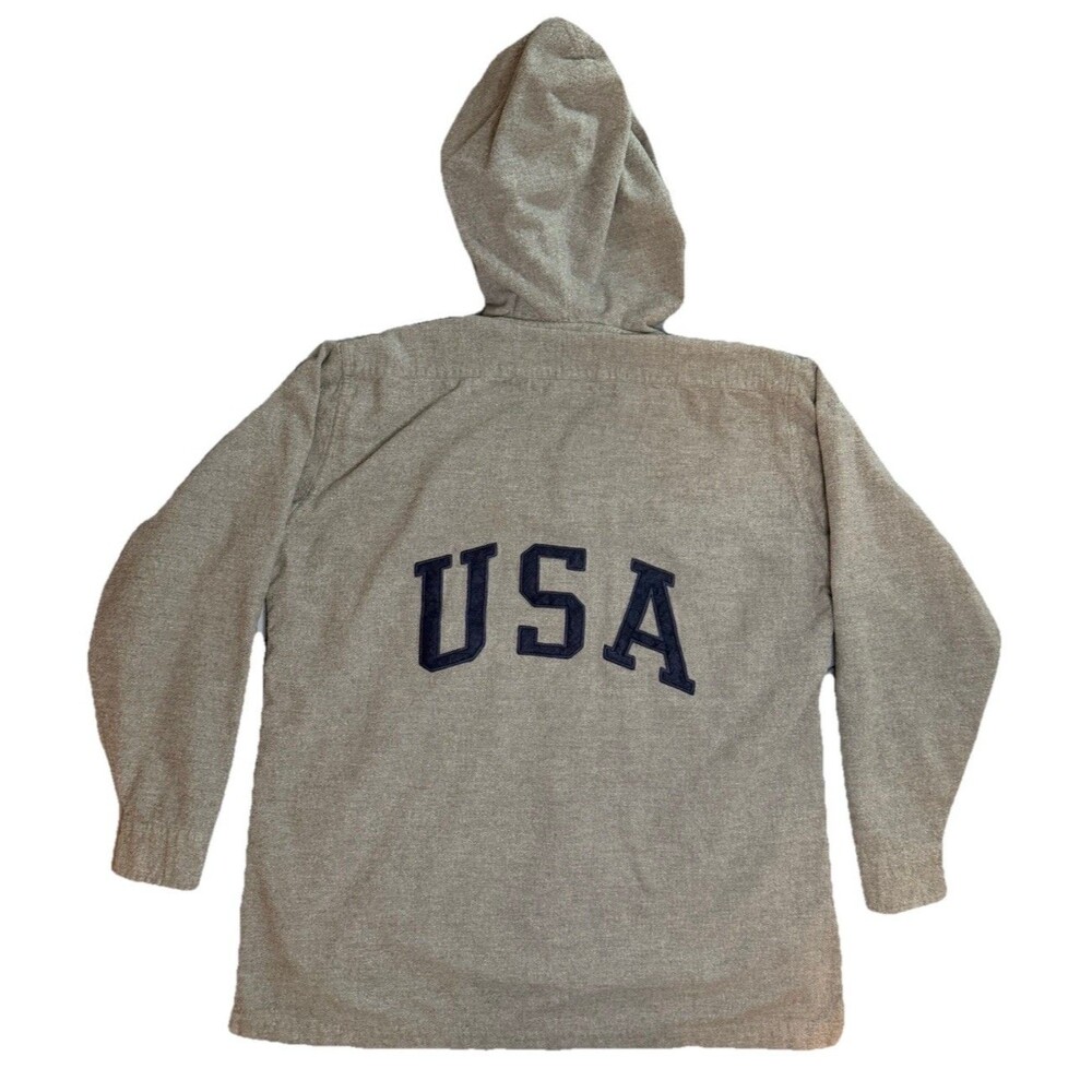 Vintage 90s Polo Sport Ralph Lauren USA Back Logo Hoodie XL